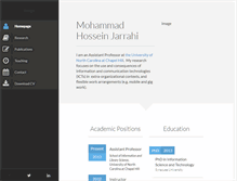 Tablet Screenshot of jarrahi.com